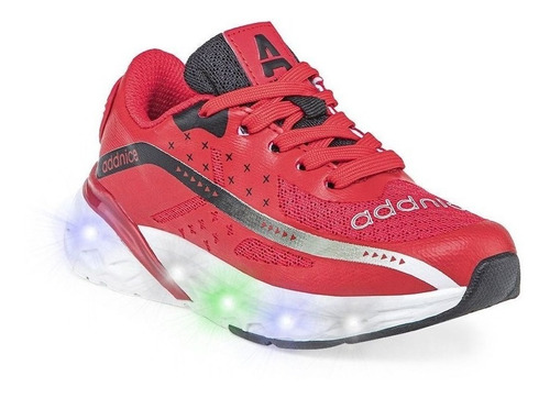 Zapatilla Ganges Light Rojo Addnice Con Luces