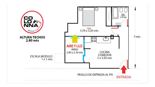 Alquiler Ph Saenz Peña 2 Ambientes Con Patio!