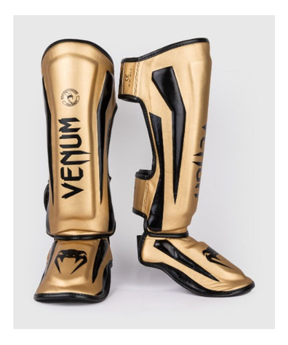 Canillera Venum Elite Gold Black