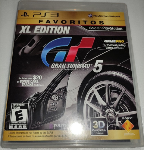 Ps3 Gran Turismo 5 Edición Xl
