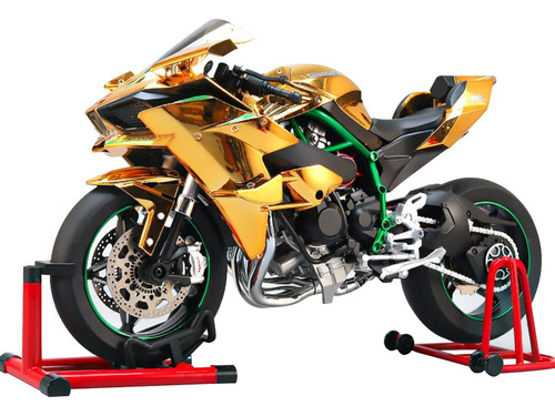 S Kawasaki Ninja H2r Amarillo 1:6 Coleccionable