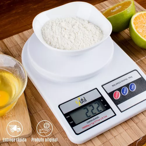 Balança Digital De Precisão Cozinha 10kg Nutrição E Dieta - Camicado
