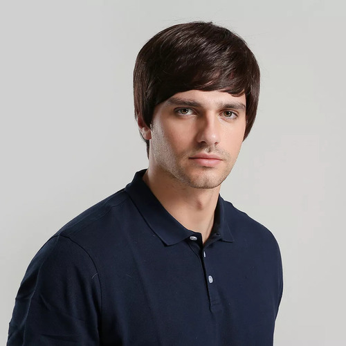 Peluca Para Hombre, Guapa, A La Moda, En La Parte Delantera