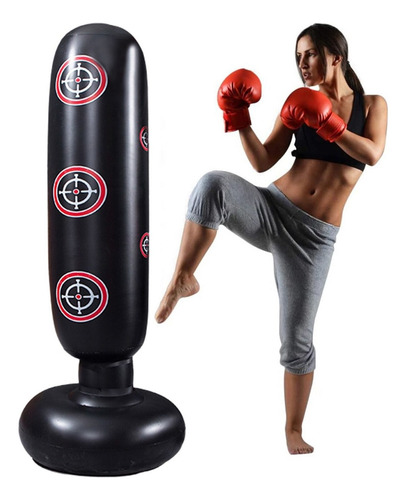 Saco De Boxeo Inflable De Karate Taekwondo Whstore