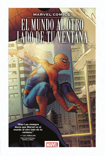 MARVEL: EL MUNDO AL OTRO LADO DE TU VENTANA, de Lee, Stan. Editorial PANINI COMICS, tapa dura en español