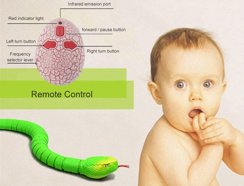 Robot Serpiente Recargable Control Remoto Culebra Bromas