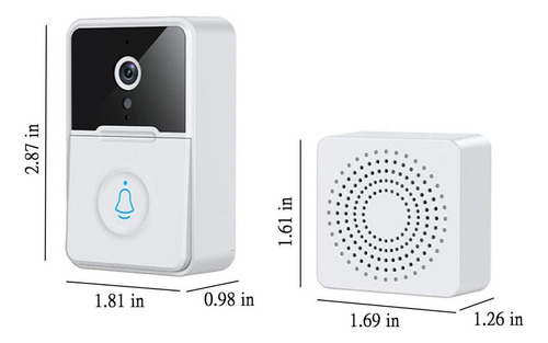 Imagen 6 de 6 de Timbre Wireless Wifi Outdoor Hd Camera Timbre De Puerta