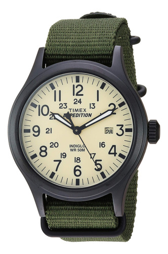 Reloj Timex Expedition Scout 40 Para Hombre Pulso Verde