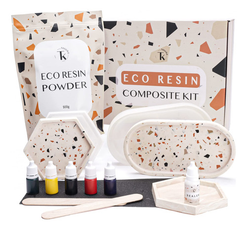 Kit De Resina Ecológica Para Principiantes De 2 Libras, Kit