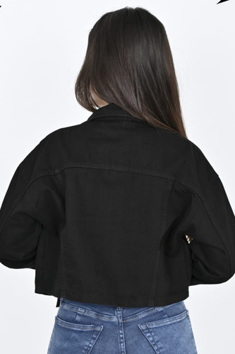 Campera De Jean Corta Calidad Premium Dama Diva