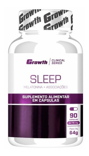 Sleep (melatonina+triptofano+associações) 90 Cápsulas