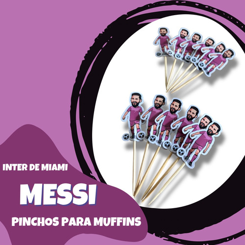 Pinchos Topper Para Cupcakes Muffins Personalizados X15