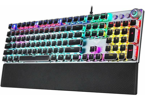 Teclado Mecanico Aula Modelo Fzo58 Para Gamer