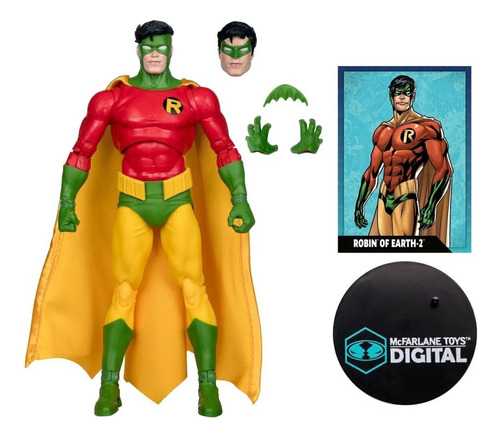 Dc Wave 3 Robin Earth-2 Crisis On Infinite Earths +nft (Usado)