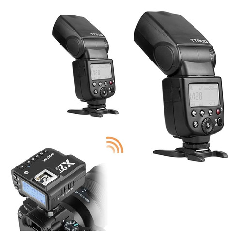 Godox 2x Tt600s Hss 2.4g Inalámbrico Master/slaver Flash ...