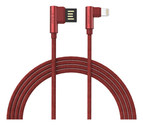 Cable Usb Para iPhone Cordon Reforzado 2,4a