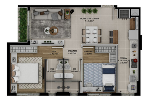 Imagem 10 de 23 de Garden Residencial Para Venda, Centro, Passo Fundo - Gd5874. - Gd5874-inc