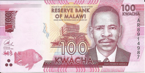 Malawi 100 Kwacha 2014