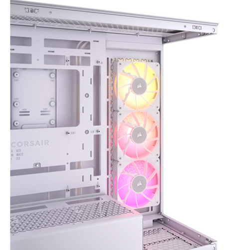 Chasis Corsair 3500x Rgb Mid Tower White Color Blanco