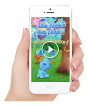 Comprar Video Invitación Cumpleaños Pistas De Blue Con Música 