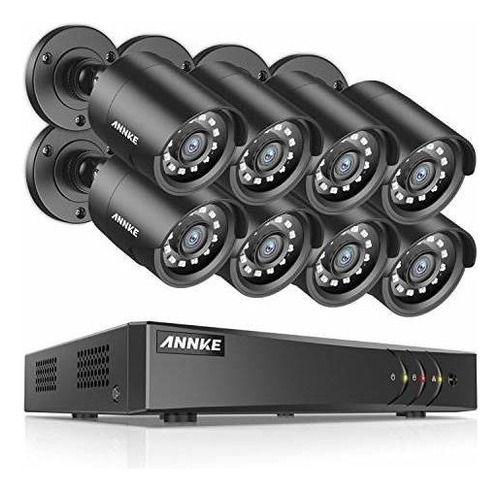 El Sistema De Cámaras De Seguridad Annke 1080p Lite H.264 +