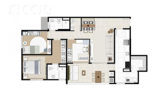 Imagem 10 de 15 de Apartamento - Jardim Aquarius - Ref: 1013 - V-ap1545