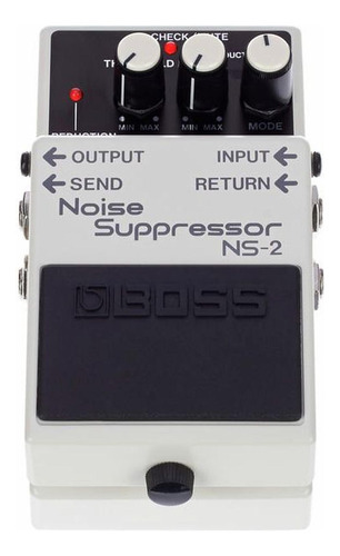 Pedal De Efecto Compacto Boss Noise Suppressor Ns-2 Color Blanco