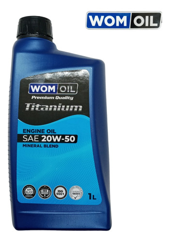 Aceite 20w50 Mineral Wom - Oil Titanium - Api Sl/cf 