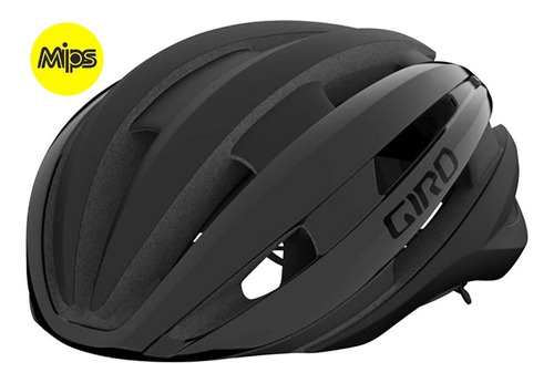 Capacete Ciclismo Giro Synthe Ii Mips Preto Unissex - M - Pr Tamanho M (55-59cm)