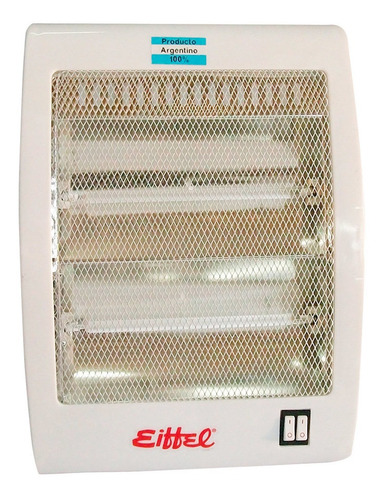 Estufa Electrica Halogena Eiffel E511 Fija 800 W 2 Velas