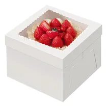 Comprar 15 Cajas Para Pasteles, 8x8x8 Pulgadas, Cajas Blancas Para P