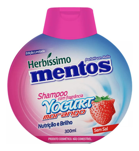  Shampoo Herbissimo Yogurt Morango 300ml