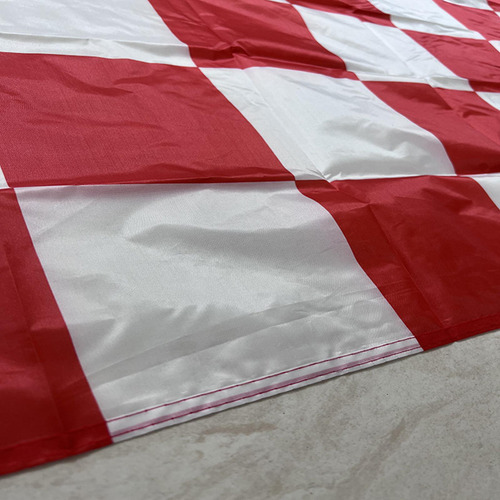 6 Banderas A Cuadros Bandera De Cuadros Roja Y Blanca