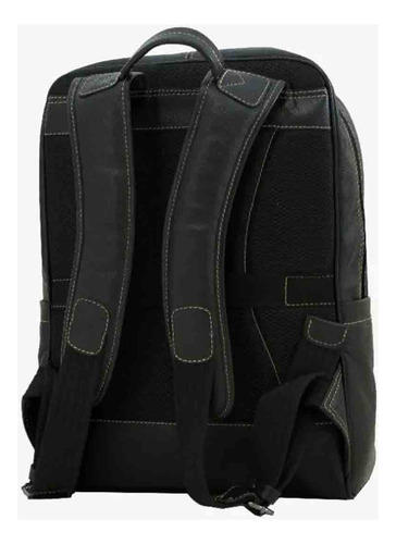 Mochila Para Notebook De Couro Floater Preto 2130