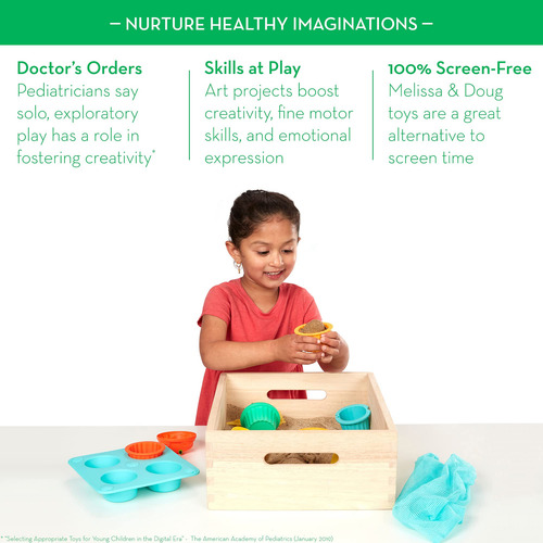 Conjunto Juego De Cupcake Para Arena De Playa Melissa & Doug