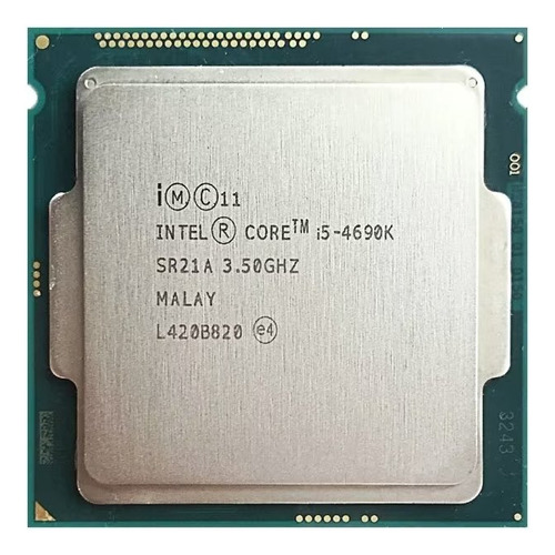 Procesador De Cpu I5 4690k De 3,5 Ghz, Cuatro Núcleos, 88 W,