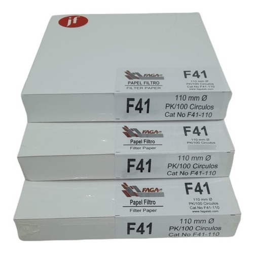 Paquete De 3 Papel Filtro Cuantitativo Fagalab F41-110