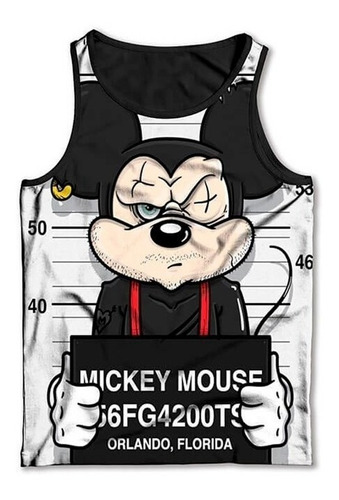 Regata Legal Mickey Preso Plus Size