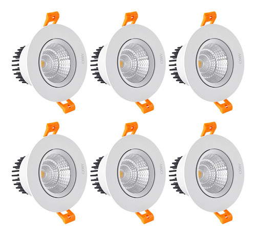 Foco Empotrable Led 3 Blanco Cálido, 5 W, 410 Lm