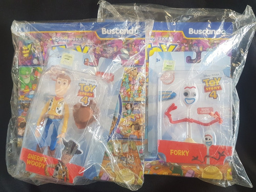 Combo Figura Toy Story 4 - Woody + Forky - Clarin