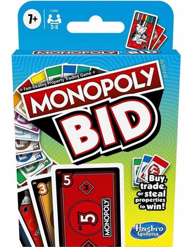 Monopoly Bid Hasbro Gaming