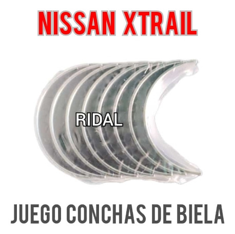 Juego Concha Biela Nissan Xtrail 2.5 Qr25de 