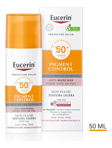 Eucerin Sun Protector Solar Fps 50 Pigment Control Fluid X50