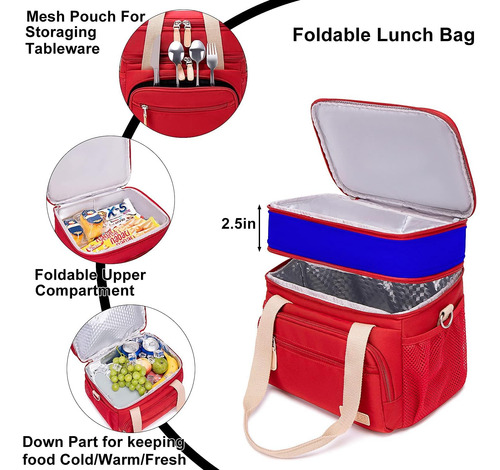 Bolsa De Almuerzo Weitars Para Mujer, Loncheras Para Muje...