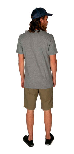 Imagen 2 de 7 de Remera Billabong Fundamental Neutral Tee Gris Hombre