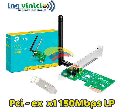 Tarjeta Wireless N Tp-link Tl-wn781nd Pci-e 150mbps 2ante Lp