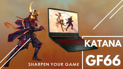 Imagen 6 de 7 de Notebook Gamer Msi Katana Gf66 I7-11 16gb Rtx3060 Ssd512 15
