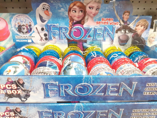 2 Yoyos Que Alumbran Juguete Cars,frozen, Advengers,lol