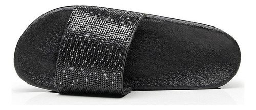 Zapatillas Estilo Diamantes De Imitación Y Sandalias De Suel