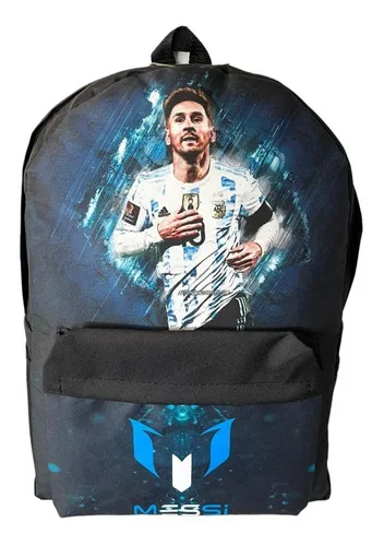 Mochila De Messi Escolar 44 Cm